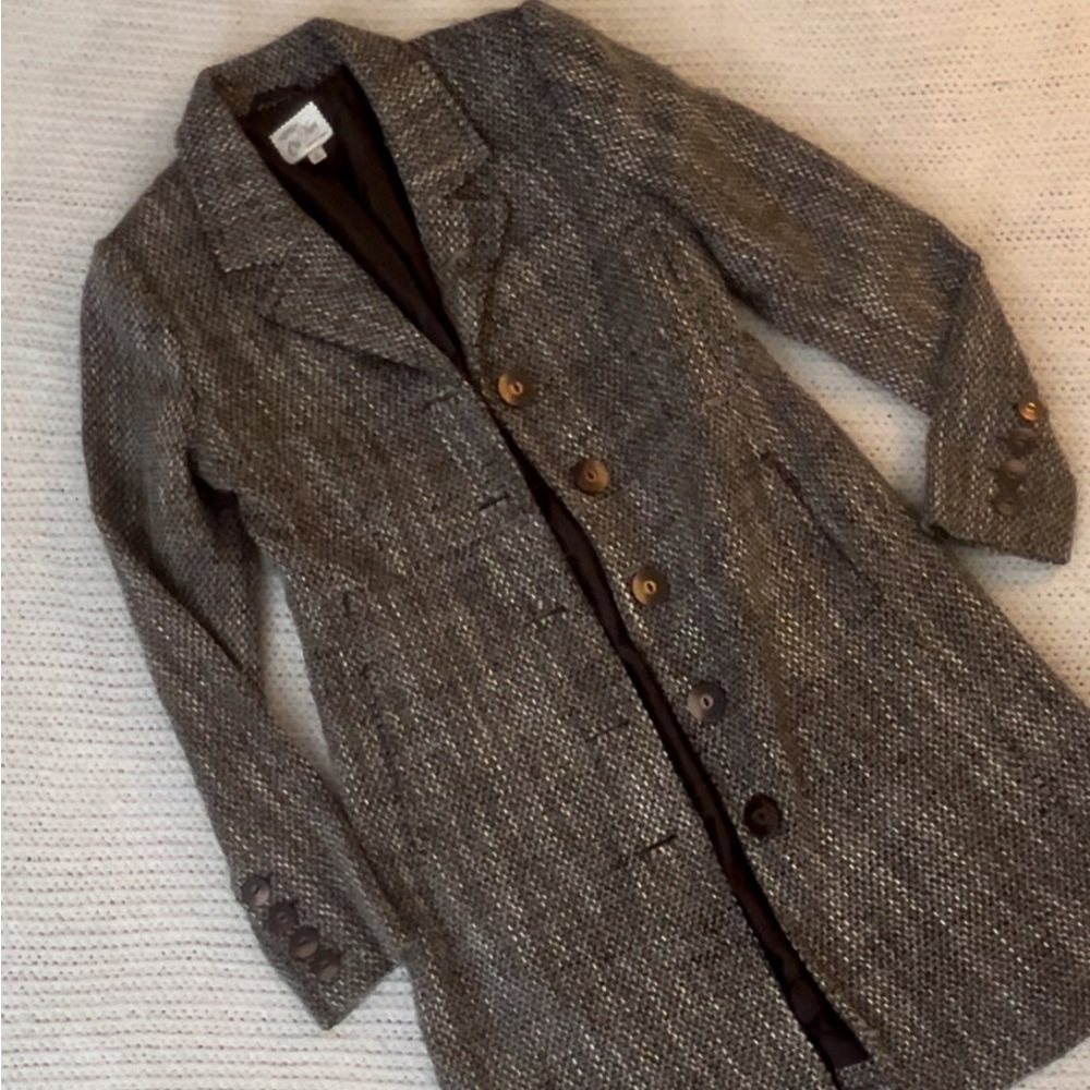 Old navy tweed peacoat